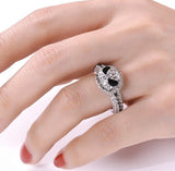 Halloween nightmare skull ring