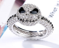 Halloween nightmare skull ring